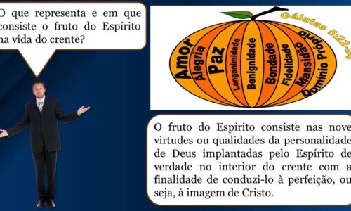 Slide LIÇÃO 12 - O DISCÍPULO E O FRUTO DO ESPÍRITO SANTO; Slide Editável