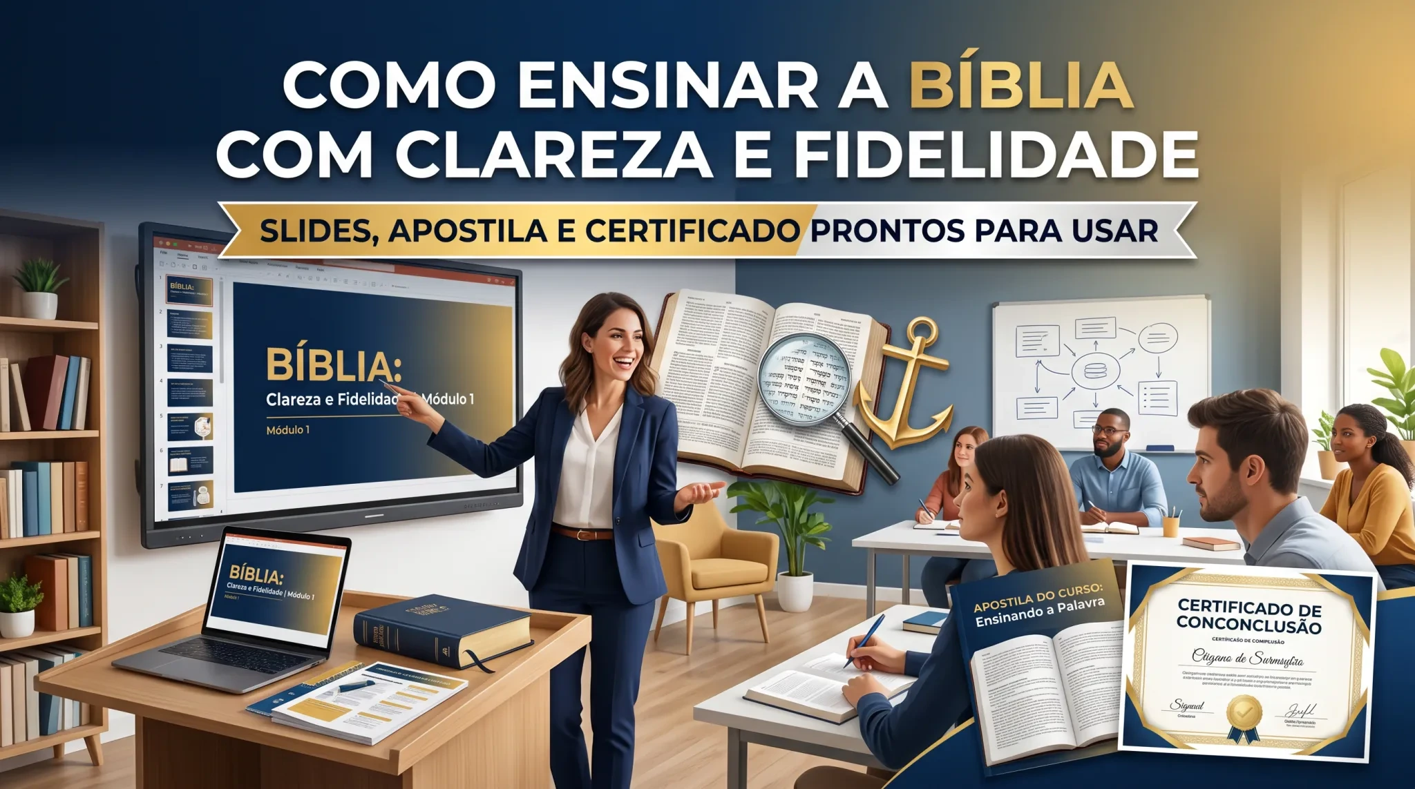 📘 Curso Prático: Como Ensinar a Bíblia com Clareza e Fidelidade